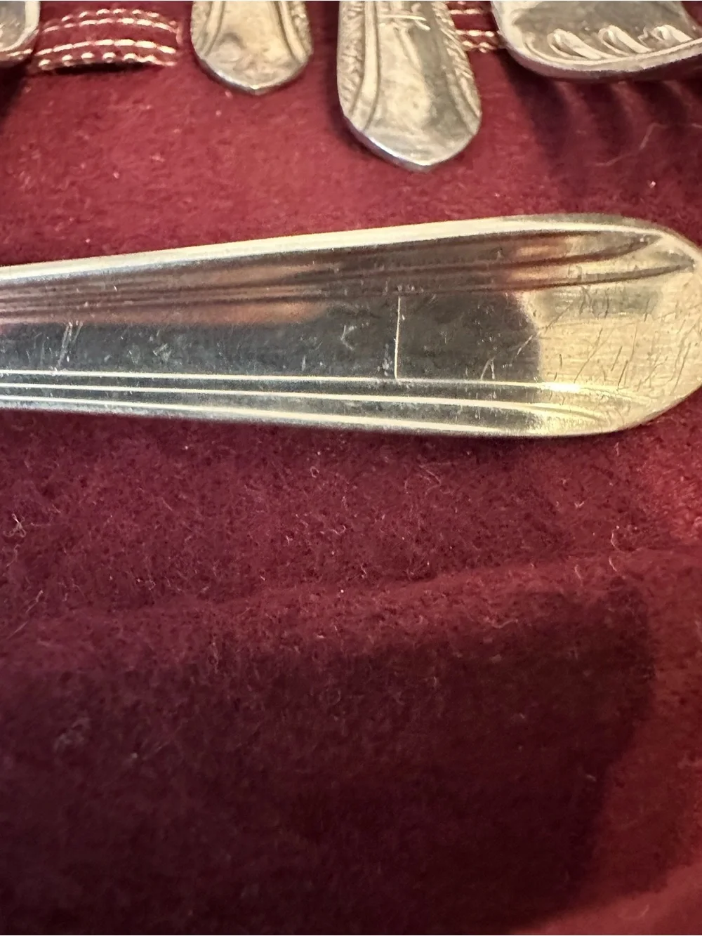 Wm Rogers Silver plated spoons, knives and forks. IS